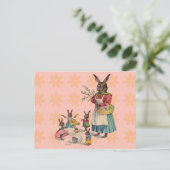 イースターバニーチキンバニーエッグ シーズンポストカード (スタンド正面)