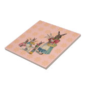 イースターバニーチキンバニーエッグ タイル (側面)