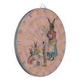 イースターバニーチキンバニーエッグ ダーツボード (正面左)