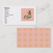 イースターバニーチキンバニーエッグ 名刺 (正面/裏面)