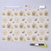 イースターバニーティッシュペーパー 薄葉紙 (クラフト)