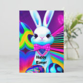 イースターバニーテンプレート招待状 招待状 (スタンド正面)