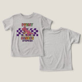 イースターバニーディノサウルス幼児Tシャツ (デザイン正面&裏面)