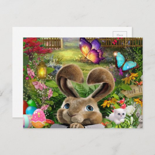 イースターバニーデイドリーム シーズンポストカード (正面/裏面)