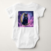 イースターバニーデリバリー&コズミックキャットベビーワンピース ベビーボディスーツ (裏面)