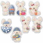 イースターバニーデー シール (正面)