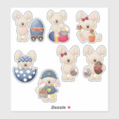 イースターバニーデー シール (シート)