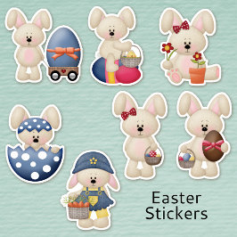 イースターバニーデー シール