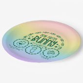 イースターバニートリート ペーパープレート (アングル)