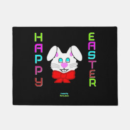 イースターバニードアマット ドアマット