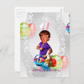 イースターバニードナルドトランプ シーズンポストカード (正面/裏面)