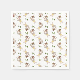 イースターバニーナプキンス スタンダードカクテルナプキン