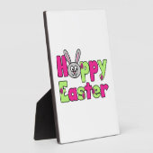 イースターバニーハッピーイースター卵 フォトプラーク (側面)