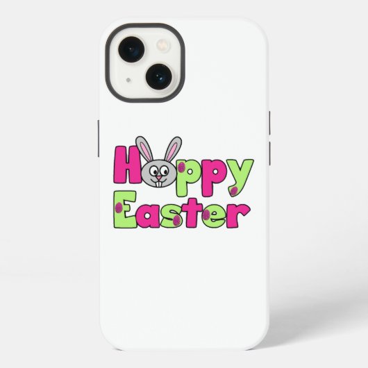 イースターバニーハッピーイースター卵 iPhoneケース (裏面)