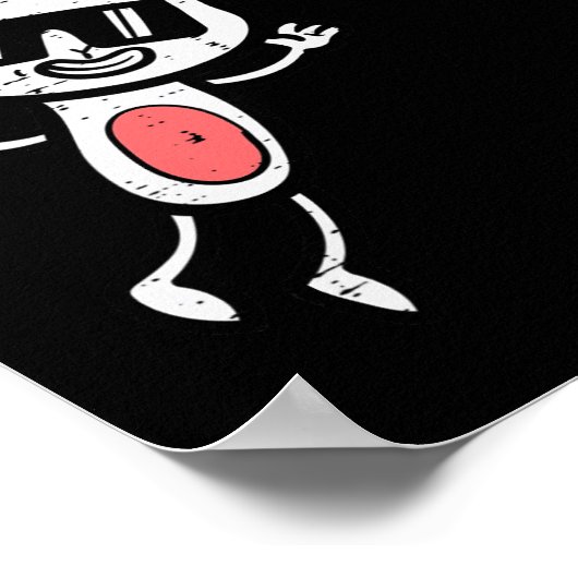 イースターバニーバスケットボールダンクスポーツボーイズキッズトッド ポスター (角)