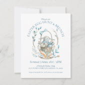 イースターバニーバスケット卵狩り&イースターブランチ サンキューカード (正面)