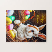 イースターバニーバスケット&エッグ ジグソーパズル (横)