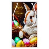 イースターバニーバスケット&エッグ スモールペーパーバッグ (裏面)