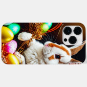 イースターバニーバスケット&エッグ Case-Mate iPhoneケース (裏面 (横))