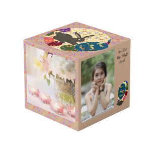 イースターバニーバラ卵フォトキューブ フォトキューブ