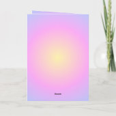 イースターバニーパかわいらしステル カード (裏面)