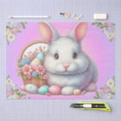 イースターバニーパかわいらしステル 薄葉紙 (クラフト)