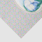 イースターバニーパステルオン春フローラルパターン 薄葉紙 (詳細)