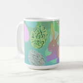 イースターバニーパステルズマグ コーヒーマグカップ (正面左)