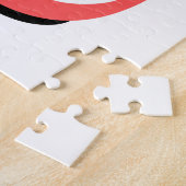 イースターバニーパズルパーソナライズされたの名前。 ジグソーパズル (側面)