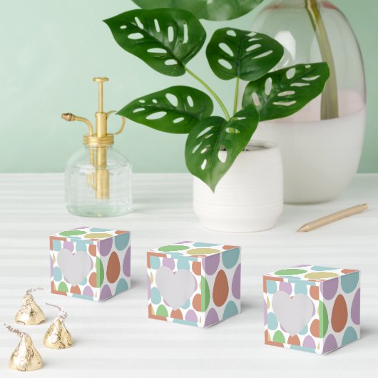 イースターバニーパターンの好意ボックス フェイバーボックス (複数)