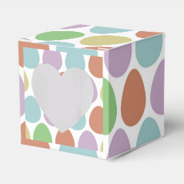 イースターバニーパターンの好意ボックス フェイバーボックス