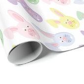 イースターバニーパターンラッピング紙 ラッピングペーパー (ロールコーナー)