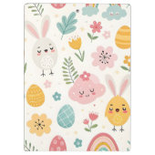 イースターバニーパターン クリップボード (裏面)