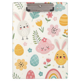 イースターバニーパターン クリップボード
