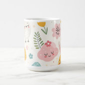 イースターバニーパターン コーヒーマグカップ (中央)