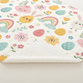 イースターバニーパターン シェルパブランケット (3/4)