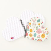 イースターバニーパターン ノートブック (内部)