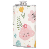 イースターバニーパターン フラスク (左)