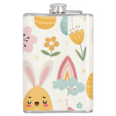 イースターバニーパターン フラスク (裏面)