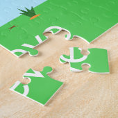 イースターバニーパーソナライズされたパズル ジグソーパズル (側面)