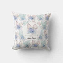 イースターバニーパーソナライズされた耳 クッション