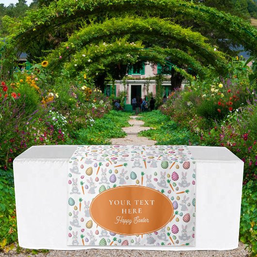 イースターバニーパーティーブランチランチテーブルランナー タペストリー