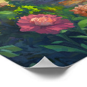 イースターバニービットコインラビットホールポスター ポスター (角)