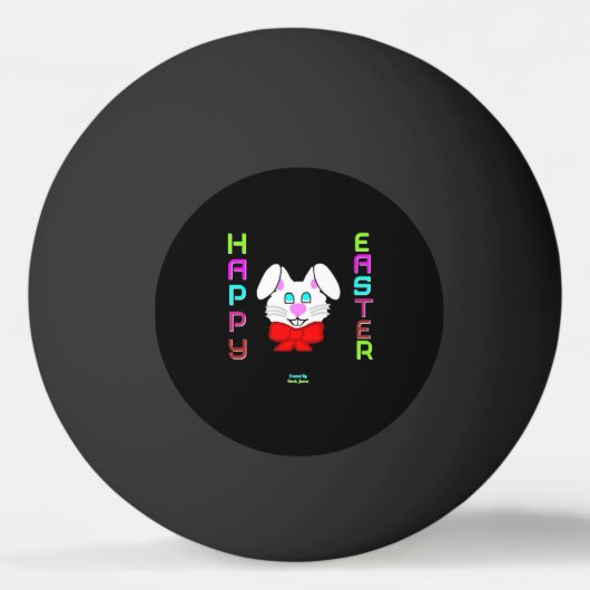 イースターバニーピンポンボール 卓球ボール (正面)