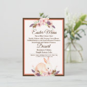 イースターバニーピーチフローラメニュー メニュー (スタンド正面)