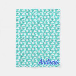 イースターバニーフリース車椅子用ラップブランケット フリースブランケット