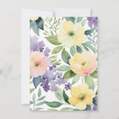 イースターバニーフローラ卵狩り&ブランチ 招待状 (裏面)