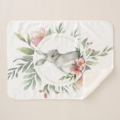 イースターバニーフローラ シェルパブランケット (正面(横))