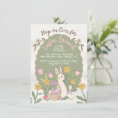 イースターバニーブランチ卵狩りパーティー 招待状 (スタンド正面)