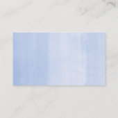 イースターバニーブルーフローラおむつラッフルカード エンクロージャーカード (裏面)